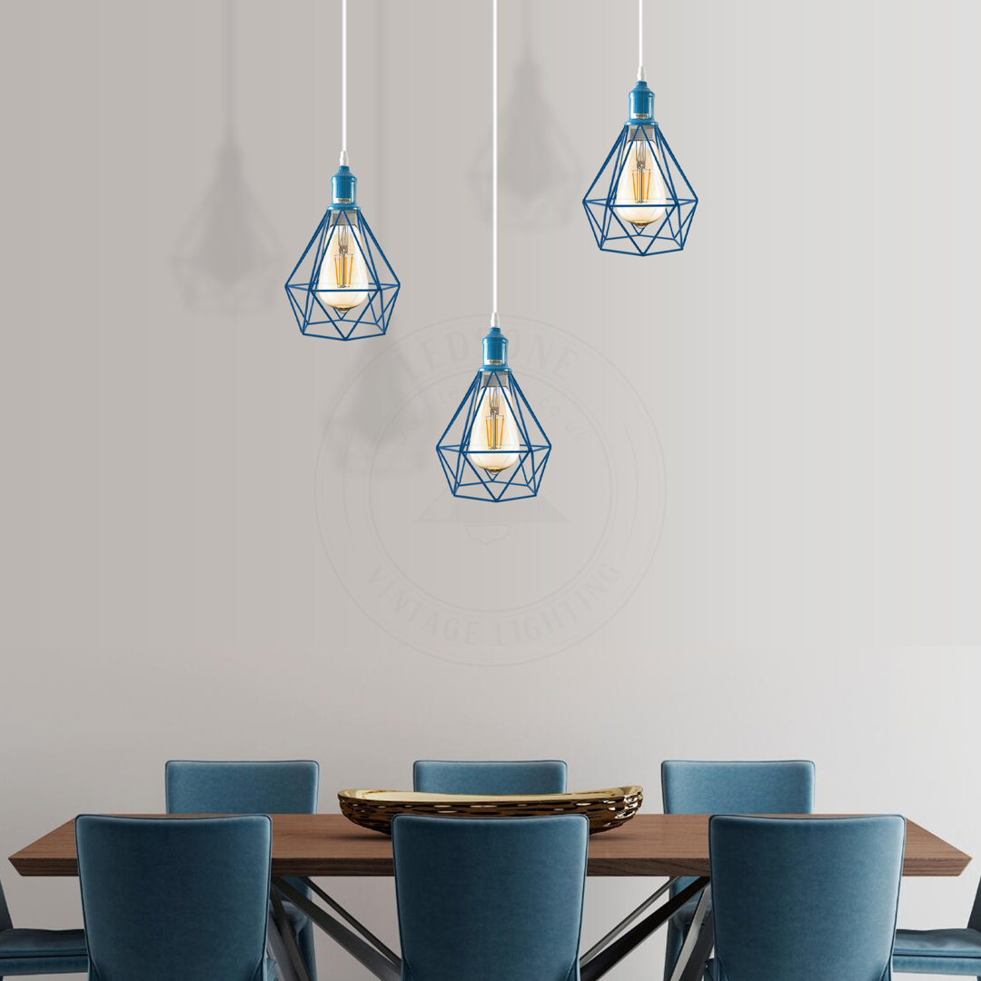 Allaynah 3 - Light Silver Kitchen Island Pendant