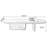  Table basse ovale en bois massif brun noisette-107929425
