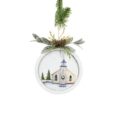 5'' Handmade Fabric Shatterproof Holiday Shaped Ornament