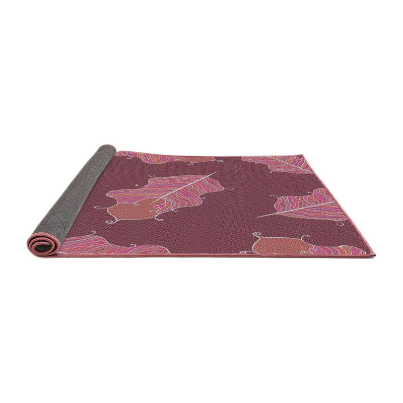 Tapis magenta foncé Albi, Rond 7 pi