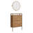 Wall-Mounted Shoe Cabinet With Mirror