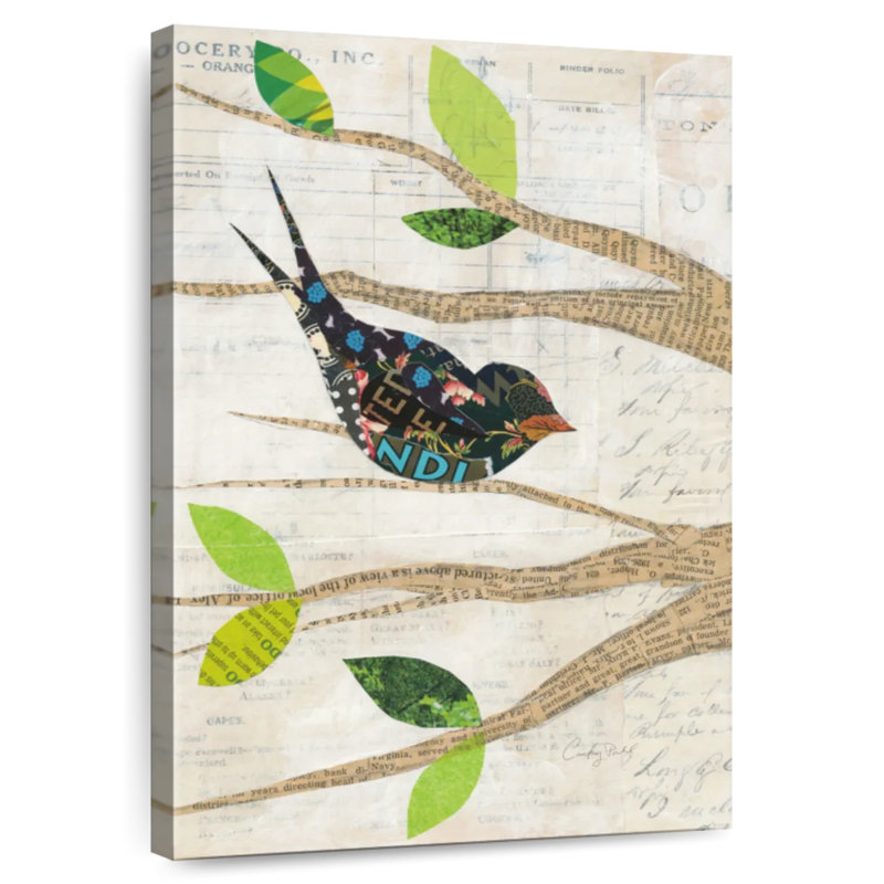 Brampt Birds In Spring III, 30" H x 20" W