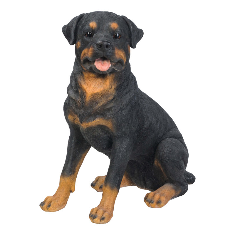 Rottweiler Sitting Statue