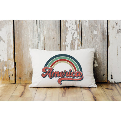  America Retro Cotton Pillow Cover