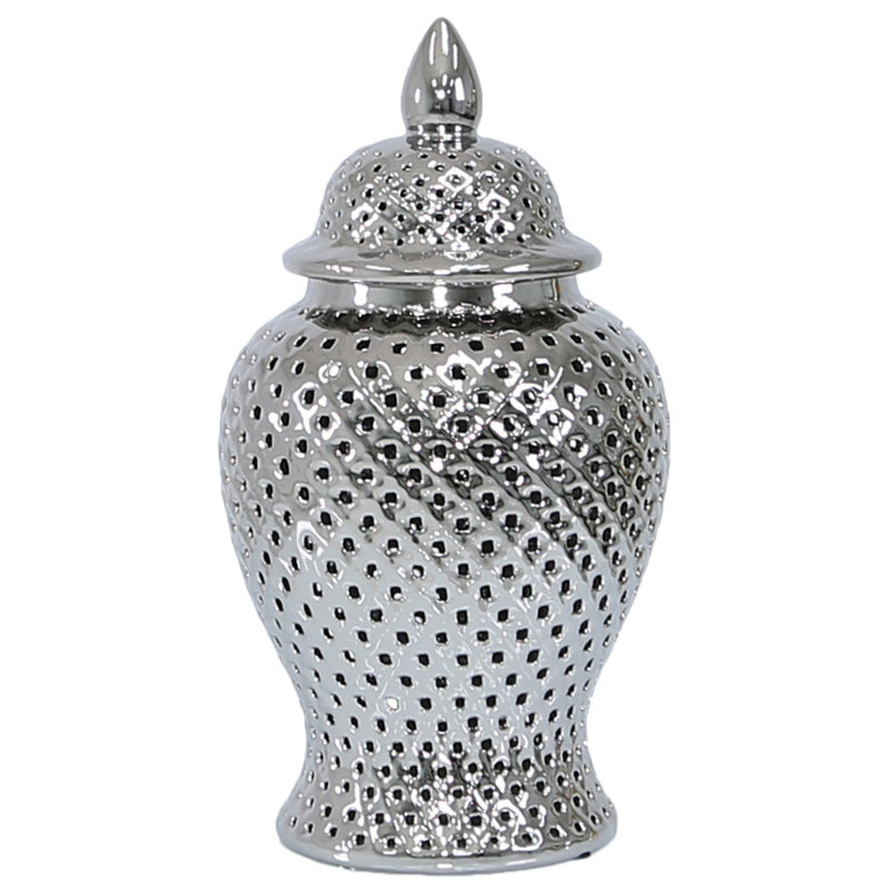 Leyland Ceramic Ginger Jar, 46cm H x 25cm W x 25cm D