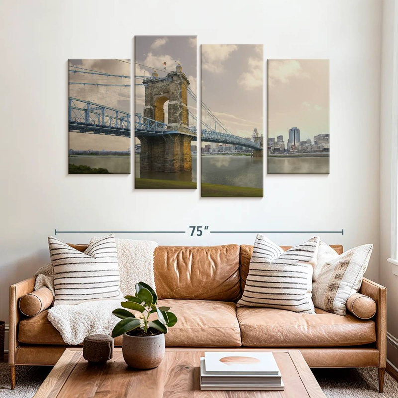 Lilie Roebler Bridge dans l'Ohio, H 42 po x l 68 po