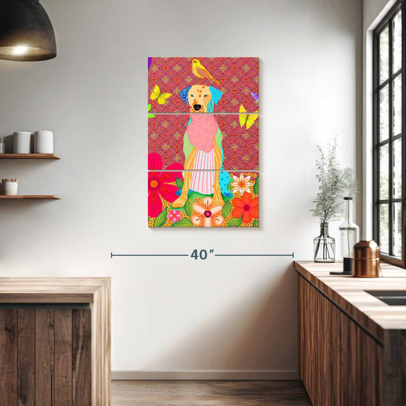 Brampt Tall Dog, 38" H x 24" W