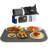 CHEFSPOT Foldable Food Warming Mat, Silicone Electric Warmer Tray Buffet Server With Adjustable Temperature (gray)