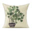 Searce Green Square Throw Pillow Cover