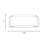 White Linen Shade Flush Mount-585525711
