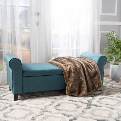 Banc de rangement rembourré Aisyah