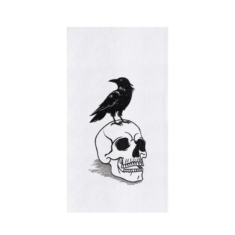 Serviette Skull & Crow