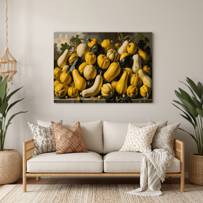 Légumes d'été, art mural brun en métal