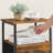 Side Table With 2 Fabric Drawers And Storage Shelf-1005439497