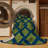 Machine Washable Trellis Blue Area Rug-33086475
