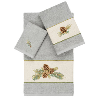 Ensemble de serviettes 100% coton Pierre 3 pièces Pierre