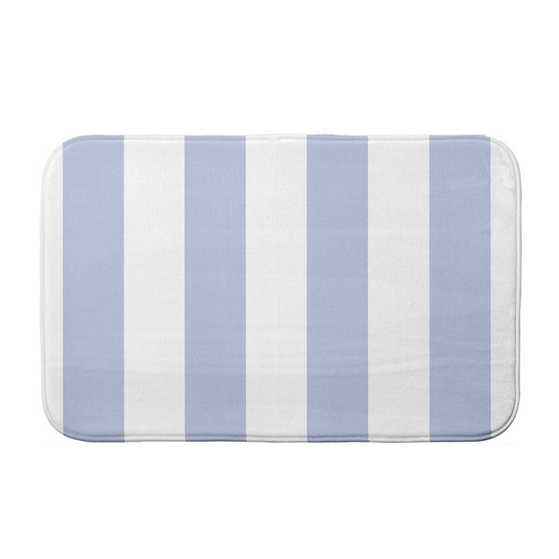 Tapis de bain Crowborough, Bleu pâle, l 34 po x L 21 po