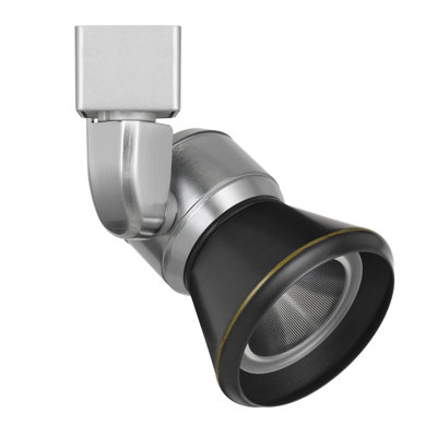 Cal Lighting Brushed Steel Dimmable Integrated LED Track Light 5.25"H 10W 700 Lumens 3000K 90 CRI Metal Construction