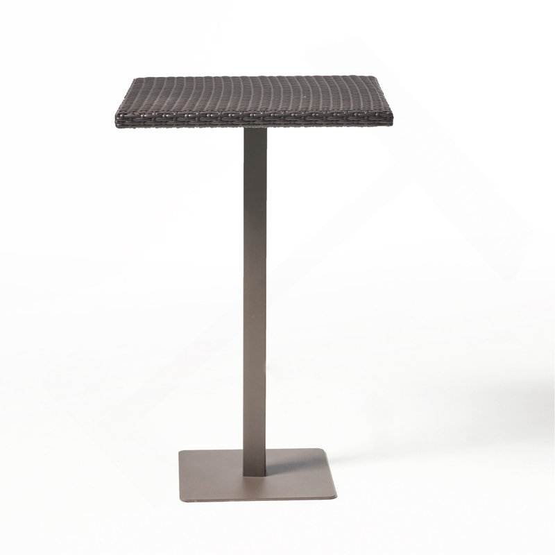 Rattan 26" Square Bar Table
