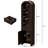 67 Inch Tall Storage Cabinet With Adjustable Shelves, Arched Narrow Storage Cabinet With Door And Drawer, Bathroom Cabinet With Anti-tipping Device For Bathroom, Living Room-463520463