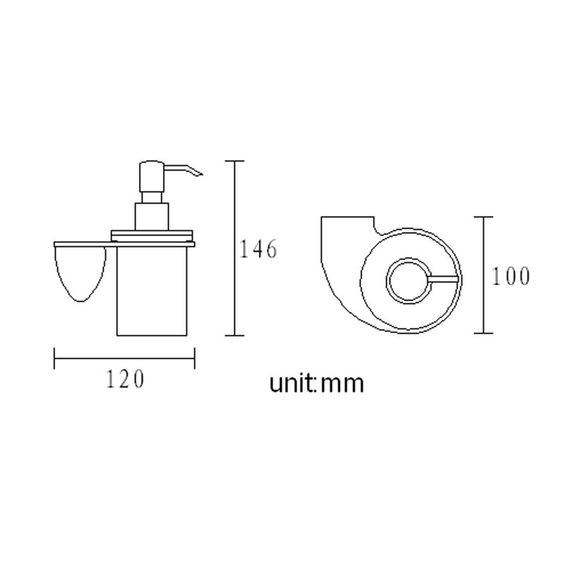 Chapel Soap / Lotion Dispenser