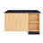 Diversified Woodcrafts 48'' L x 30'' W Rectangle Resin Instructor's Desk