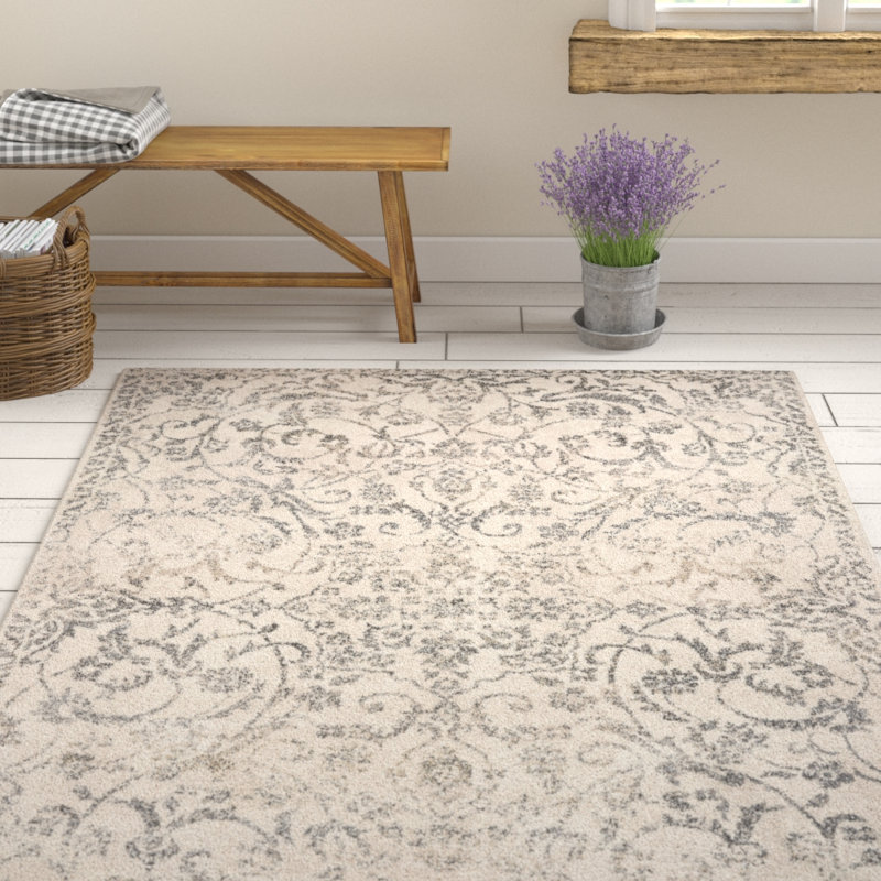 Burcham Geometric Indoor Rug, Rectangle 7'10" x 9'10"