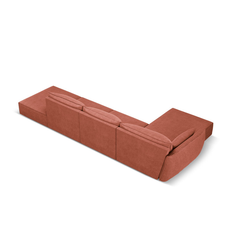Lener 5 Seater Corner Sofa , Brown