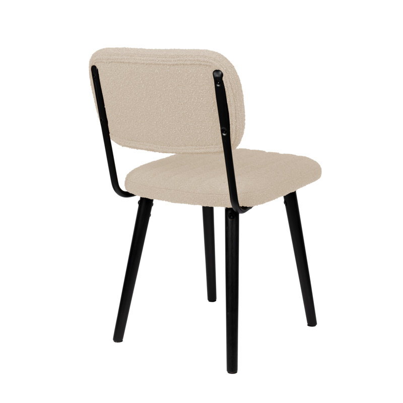 Jake Upholstered Dining Chair, White
