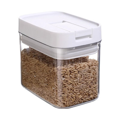 Food Grade Sealed Jar Bean Noodles Grain Kitchen Storage Box Dry Goods Moisture-proof Storage Storage Jar Insect-proof 1800ml