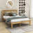 Leajah Wood Platform Bed with Headboard and Slats-761799248