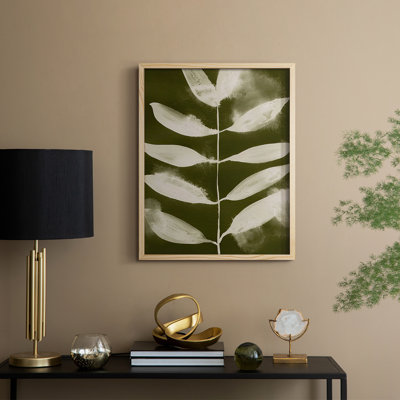 Organic Bloom V Framed Print - Solid Wood