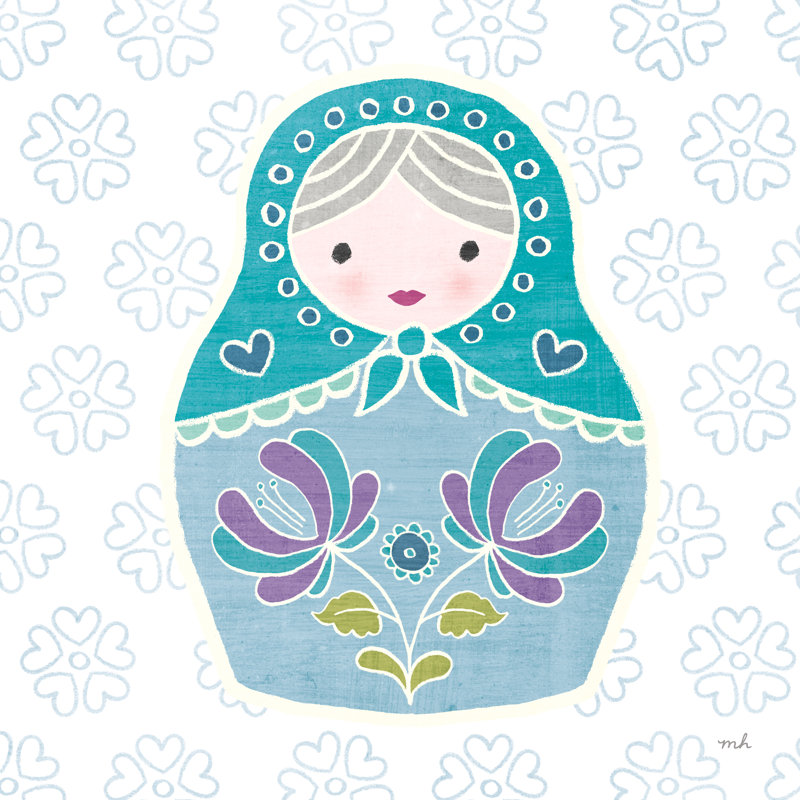 Youre A Doll IV by Moira Hershey - Wrapped Canvas Print, 76cm H x 76cm W x 3.8cm D