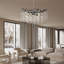 Lustre en cristal chromé 10 lumières Modern-1047968060-1047968057