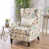 Blanc floral est en rupture de stock