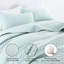 Courtepointe, courtepointe légère pour l'été en microfibre ultra-douce de style moderne, ensemble de couvre-lit matelassé à motif de nuages 2 pièces (1 courtepointe et 1 taie décorative)-103708853-103708851