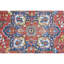 High-Quality Hand-Knotted Red And Navy Area Rug