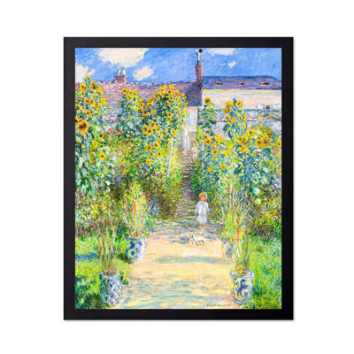 Claude Monet - Artist's Garden at Vetheuil No2