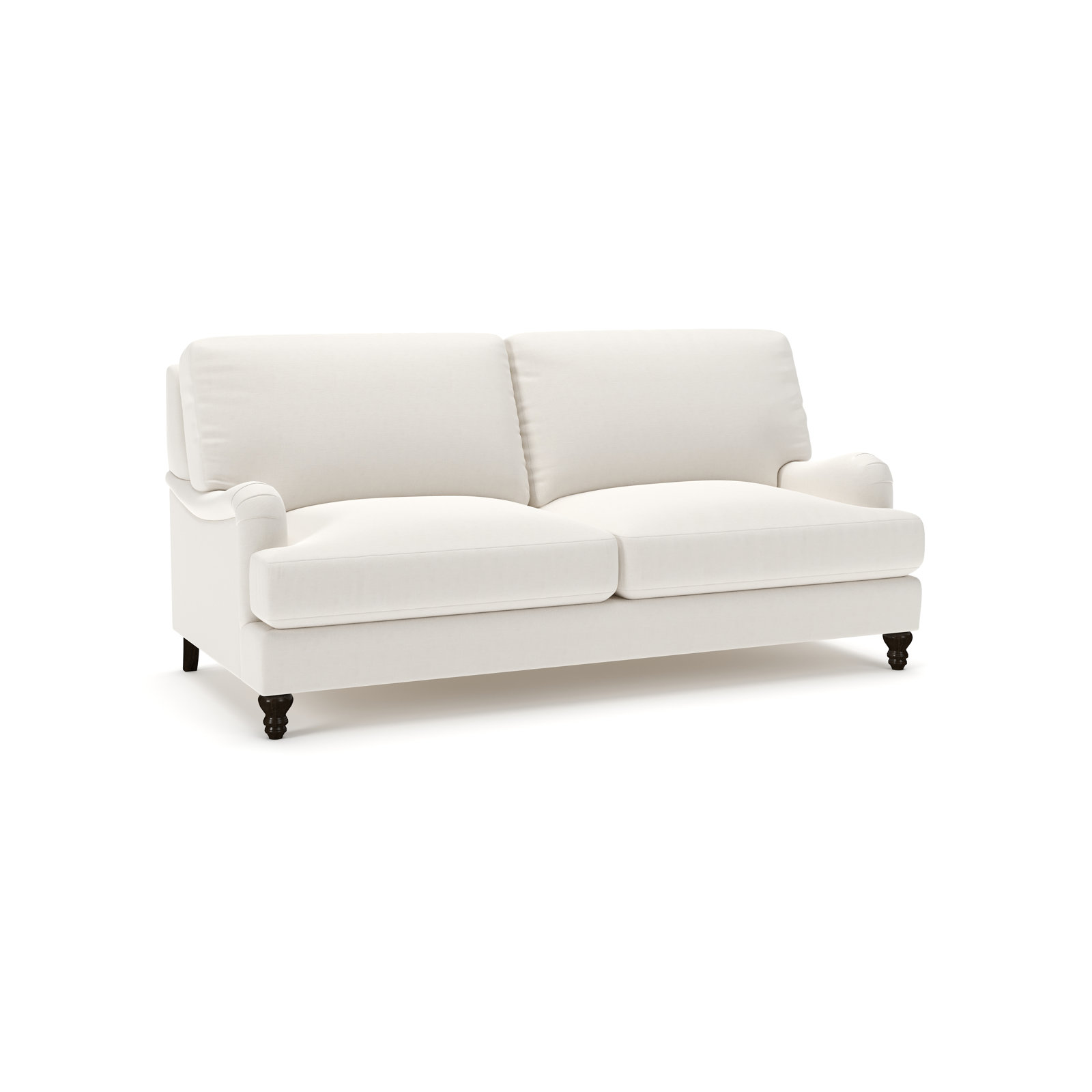 Walters 82'' Upholstered Sofa, Lena Off White Performance Linen Blend