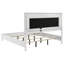 Lit à panneau tapissier Ibala Led-517264303