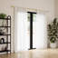 Ensemble de tringle à rideaux simple 1 "ajustable Cappa, de 36" à 66 ", laiton mat-67082377-67082376