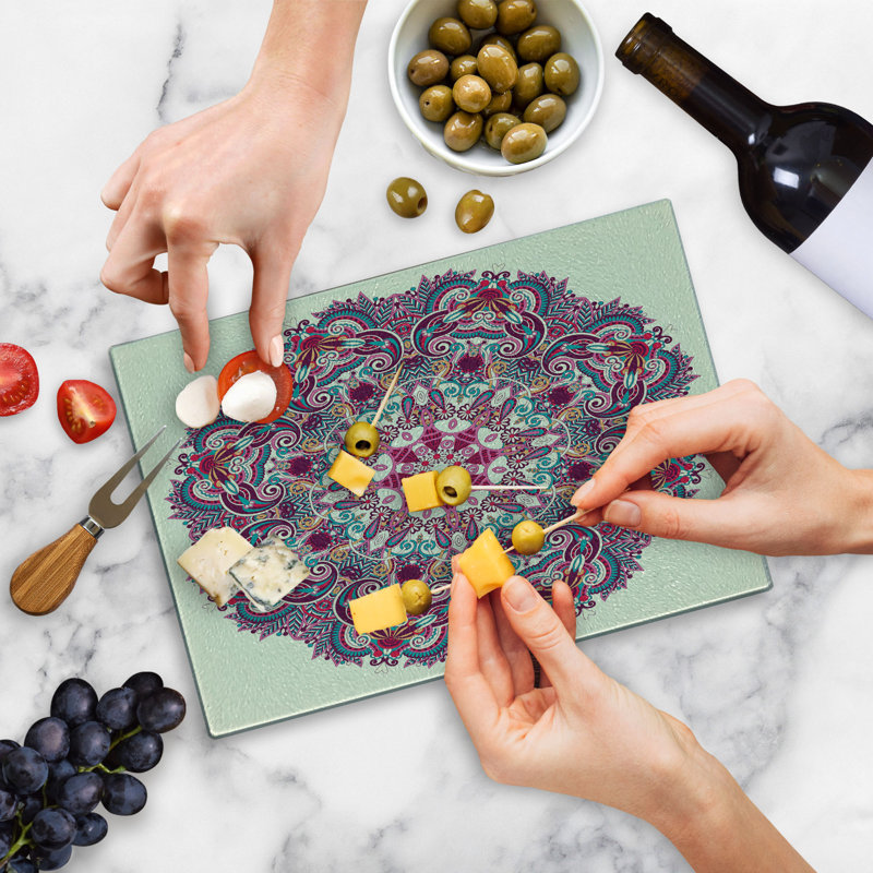 Multicolore planche à découper Ambesonne Mandala