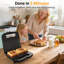 3 In 1 Electric Waffle, Grill & Sandwich Maker-115786067