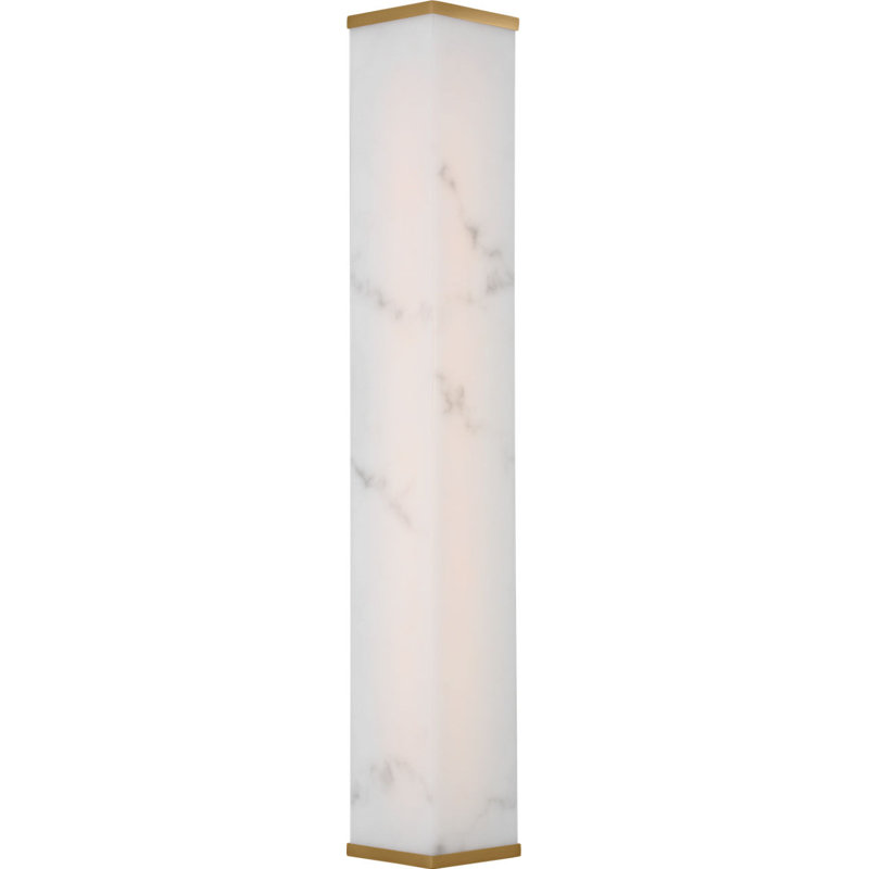 Cleor Bath, Burnished Brass, 24"H x 5" W x 3.1" D