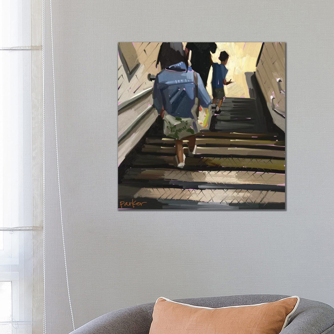 The Tube von Teddi Parker - Galerie-verpackte Leinwand Giclée auf Leinwand