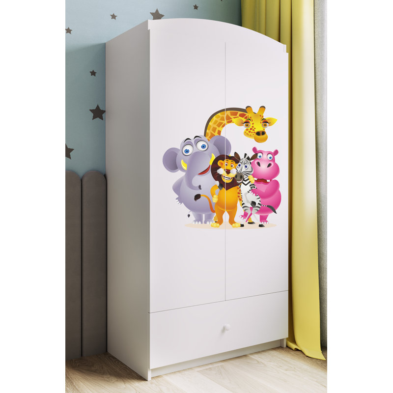 Cicero 2 Door Wardrobe, White