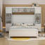 Lit plateforme double avec rangement double-1163661472