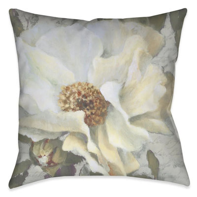 Coussin décoratif neutre pivoine II