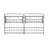 Franson Metal Folding King Platform Bed Frame-767823864