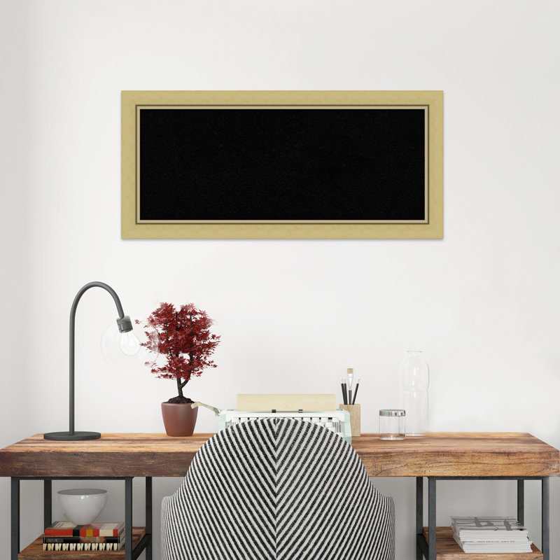 Amanti Art No Cork Wall Plastic Bulletin Board, 15" x 33"